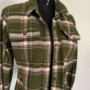 Womens Patagonia Organic Cotton Flannel Shirt Size S EUC